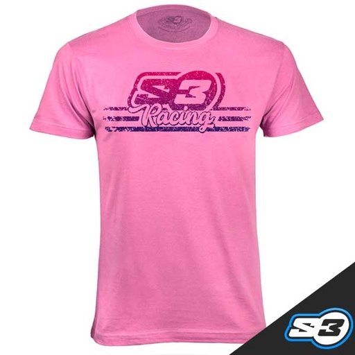 S3 - T-Shirt, Racing Team, Pink (Limited Stock)