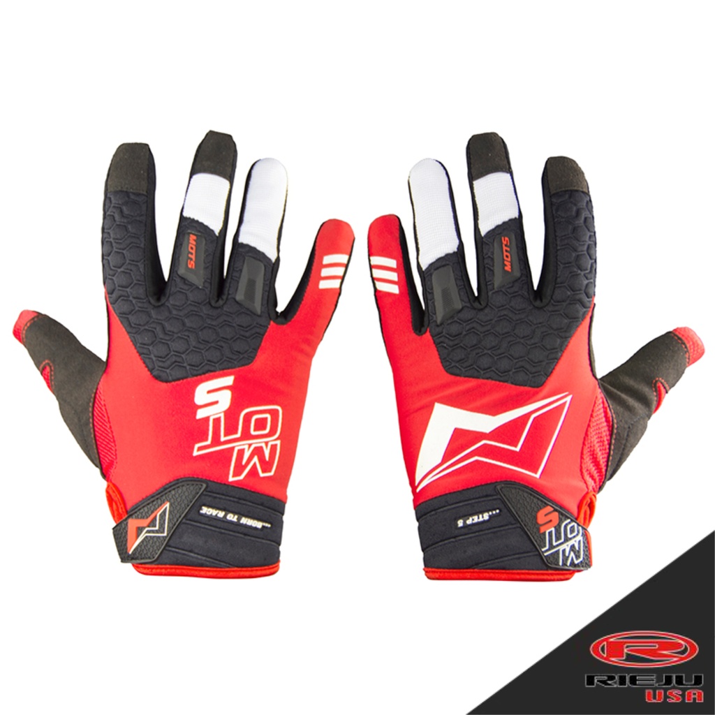 RJ - Gloves, Hard Offroad, Step5, Red, Rieju (Limited Stock)