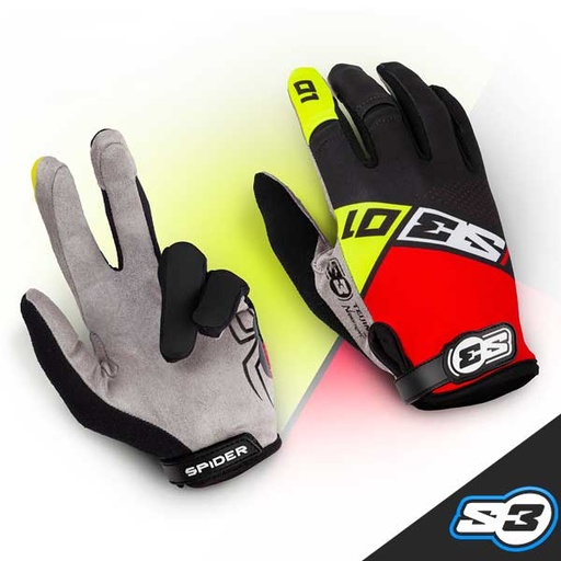S3 - Gloves, Spider, Black, V-998
