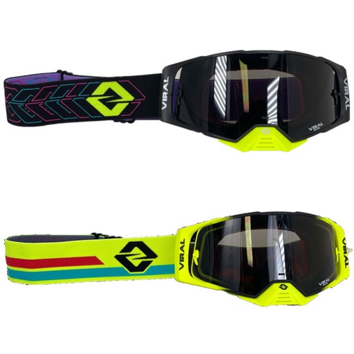 Viral Brand - Goggles, Works Series, Smoke Lens