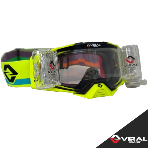 [VB-W22NEON-RO] Viral Brand - Goggles, Works Series, Roll-Off Lens