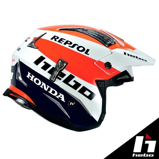 Hebo - Helmet, Zone 4, Team Montesa, Trial, HC1052