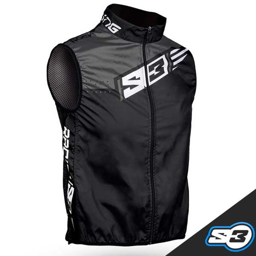 S3 - Vest, Technical Windy 75, Black, W75-S (Limited Stock)