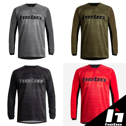 Hebo - Jersey, Scratch, Enduro, HE2545 (Limited Stock)