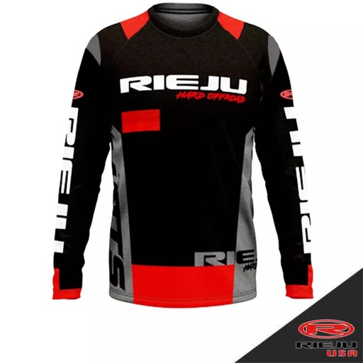 RJ - Jersey, Hard Offroad, Black, RIEJU