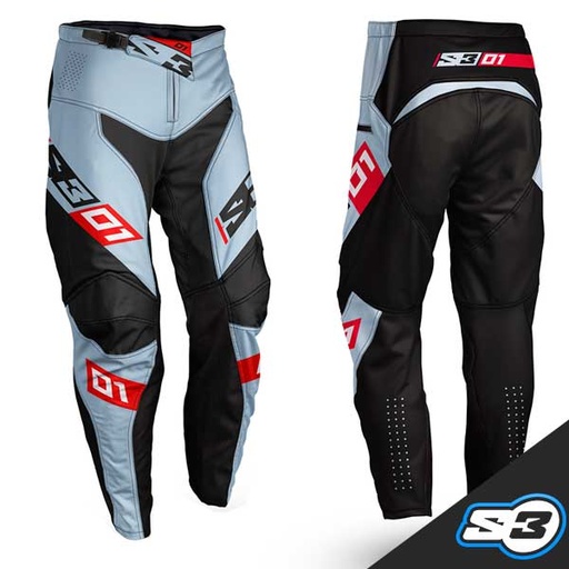 S3 - Pants, Collection 01, Enduro, Grey/Black, J-01-GR