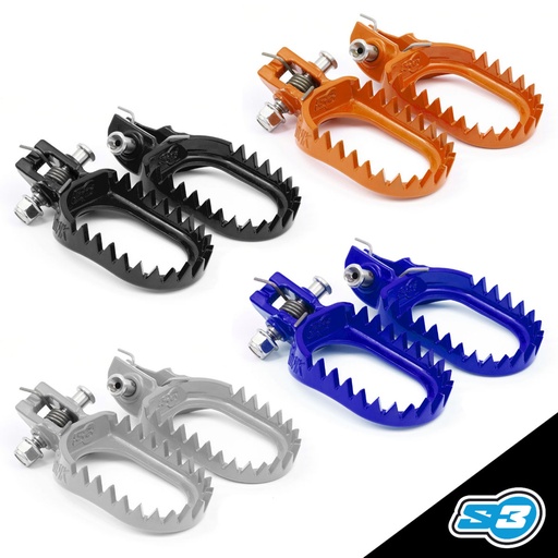 S3 - Footpegs, Punk, Steel, Enduro, ESK-1231
