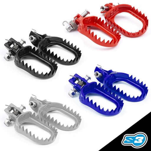 S3 - Footpegs, Punk, Steel, Enduro, ESK-1232