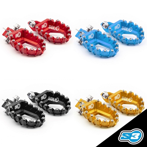 S3 - Footpegs, Solid, Africa Twin, Honda, ESK-1304