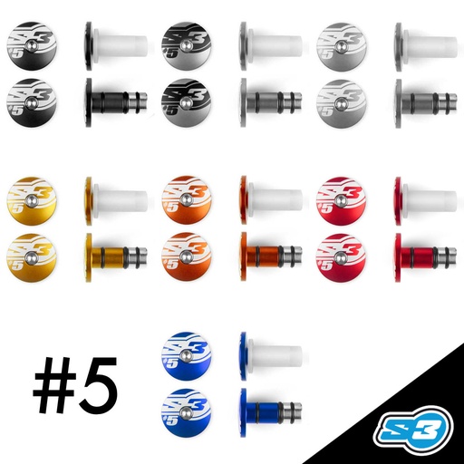S3 - Bar Ends, #5, 14mm, Trials/Enduro, HA-END5