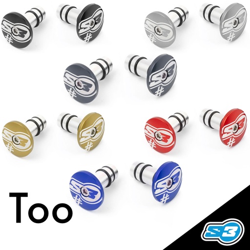 S3 - Bar Ends, Too, 14mm, Trials/Enduro, HA-END2