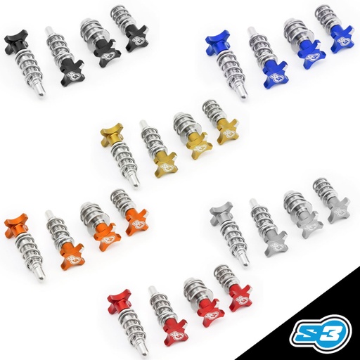 S3 - Kit, Adjusters, Lever/Master Cylinder, AJP/Braktec, MC-AD-AJP