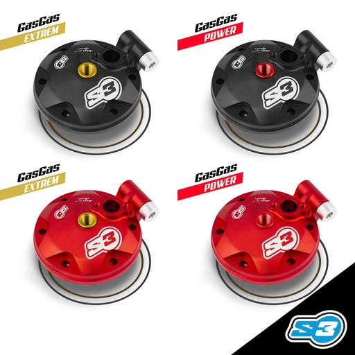 S3 - Kit, Cylinder Head, Enduro, GasGas, 98-17
