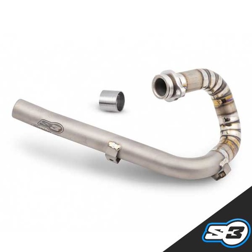 [EX-MON5] S3 - Pipe, Exhaust, 4T, Trials, Titanium, Montesa 4RT, 05-08, EX-MON5