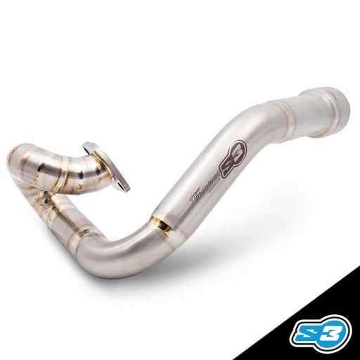 [EX-B-EVO2-LONG] S3 - Pipe, Exhaust, 2T, Trials, Titanium, Beta EVO, "Long", EX-B-EVO2-LONG