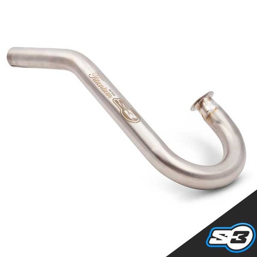 [EX-TLR2] S3 - Pipe, Exhaust, 4T, Trials, Titanium, Honda TLR 200/250, EX-TLR2