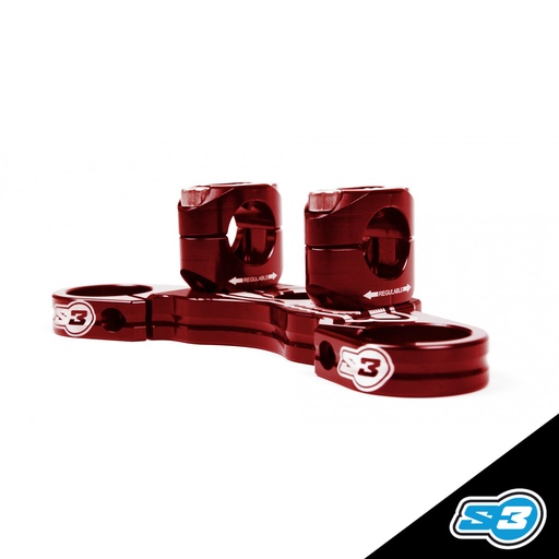 [HA-585-R] S3 - Fork Top, Handlebar Clamps, Trials, Marzocchi, 40mm, HA-585-R