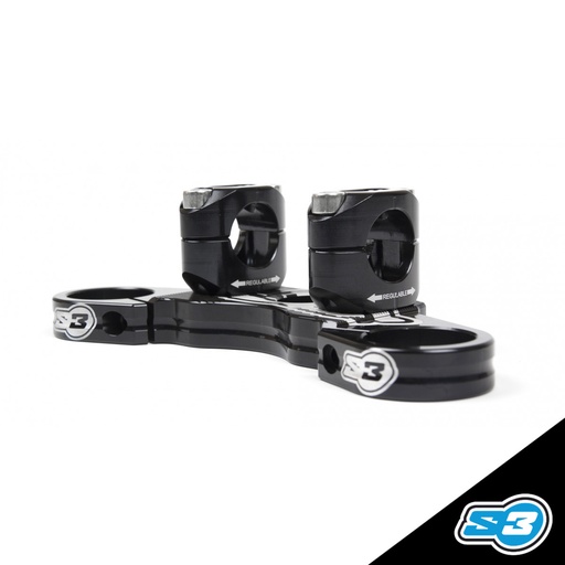 [HA-585-B] S3 - Fork Top, Handlebar Clamps, Trials, Marzocchi, 40mm, HA-585-B (Limited Stock)