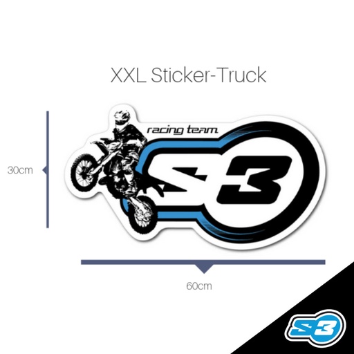[DA-XE] S3 - Sticker, 30x60cm, Hard Enduro, DA-XE