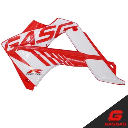 [RIEJU-BF90000034513] RJ - Cover, Radiator, Left, Red with Decal, GasGas 13, BF90000034513