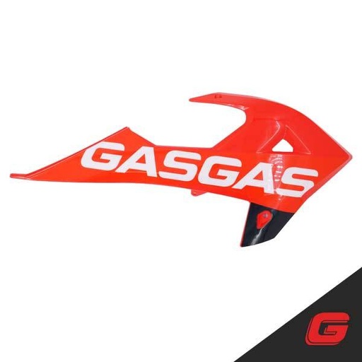 [RIEJU-BE91500GG-CLJ-1] RJ - Cover, Radiator, Right, Red with Decal, GasGas 18-19, BE91500GG-CLJ-1