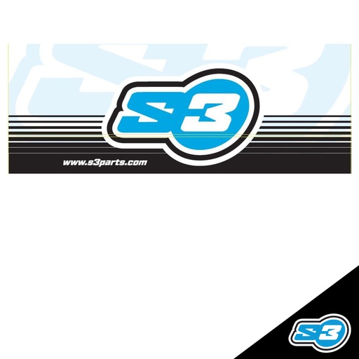 [VT-042] S3 - Half-Wall, Canopy, Expo, 3x1 Meters, VT-042