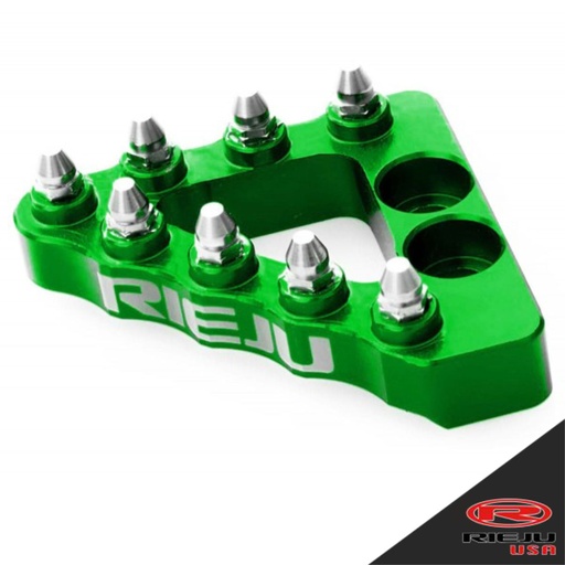 [RIEJU-0/000.730.9104] RJ - Tip, Brake Pedal, Wide, Aluminum, Green, 0/000.730.9104