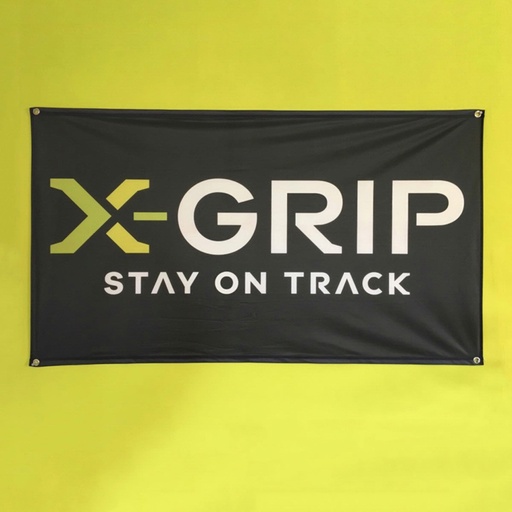 [XGRIP-XG-1763] X-Grip Mesh Banner - 5.25ft x 3ft (Black)