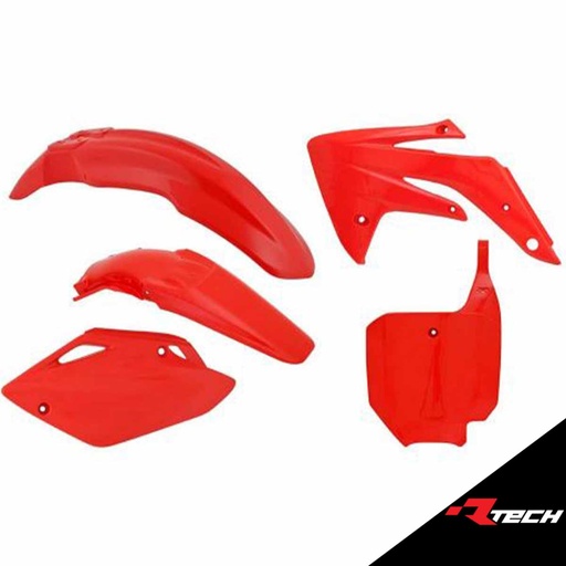 [RTECH-R-KITCRF-RS0-510] RTech Plastic Kit for Honda CRF-R Models (2007 to 2024) - 5 PCS - (CRF Red)