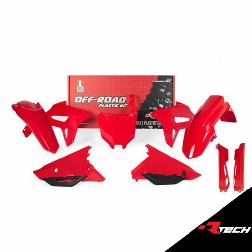 [RTECH-R-KITCRF-RS0-721] RTech R-KITCRF-RS0-721 Full Plastic Kit - Honda CRF-R/CRF-RWE Models (2021 to 2024) - 7 PCS - (CRF Red)