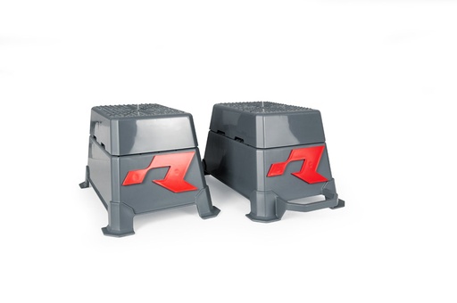 [RTECH-R-BLOCKSGR021] RTech Starting Blocks for Young Riders - 2 PCS - (Quantum Grey)
