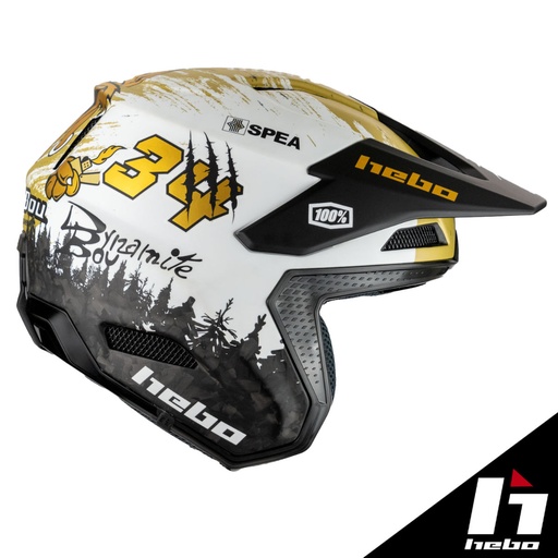 Hebo - Helmet, Limited Edition, Toni Bou, Trial, HC1066