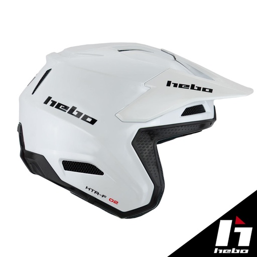 Hebo Zone Pro Monocolor Helmet (White)