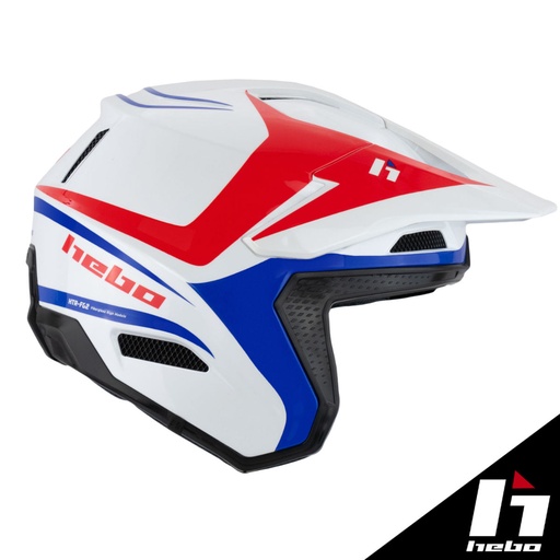 Hebo - Helmet, Zone Pro, White, Trial, HC1040B