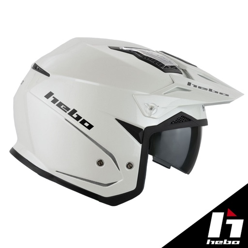 Hebo - Helmet, Zone 5, Monocolor, White, Trial, HC1129B