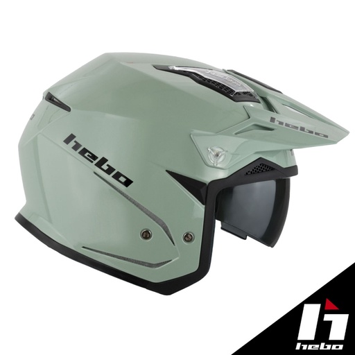 Hebo - Helmet, Zone 5, Monocolor, Green, Trial, HC1129V