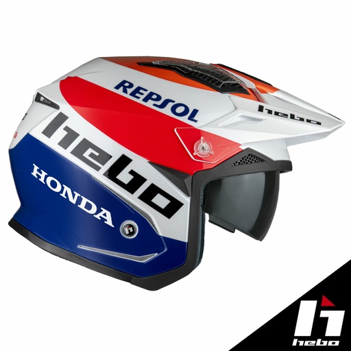 Hebo - Helmet, Zone 5, Team Montesa, Trial, HC1167B