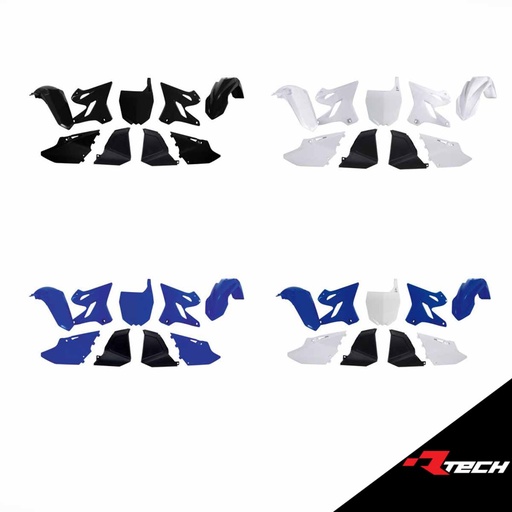 RTech Plastic Kit - Yamaha YZ/YZ-X Models (2002 to 2021) - 6 PCS