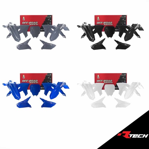 RTech R-KITYZF-BN0-623 Plastic Kit - Yamaha YZF/YZ-FX Models (2023 to 2024) - 5 PCS - (White)