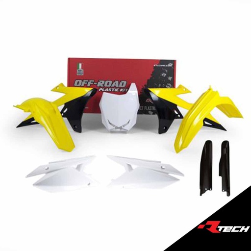 [RTECH-R-KITRMZ-OEM-618] RTech R-KITRMZ-OEM-618 Full Plastic Kit - Suzuki RMZ Models (2018 to 2024) - 6 PCS