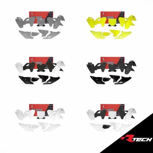RTech Plastic Kit - Husqvarna FC/FS/TC/FX Models (2022 to 2024) - 7 PCS