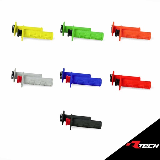 RTech R20 Lock-On Grips Half Waffle