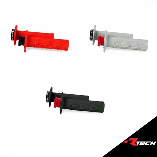 RTech R20 Lock-On Grips Half Waffle BETA