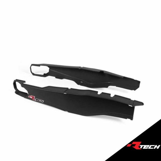 [RTECH-R-PFCKTMNR003] RTech R-PFCKTMNR003 Plastic Swingarm Protectors for Select GasGas, Husqvarna & KTM Models (2022 to 2024) - (Black)
