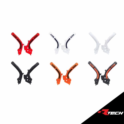 RTech Bi-Material Frame Protectors - GasGas MC/MCF/EC/ECF Models (2021 to 2023)