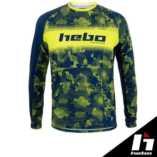 Hebo - Jersey, Pro, Race, Yellow, Trials, HE2176Y