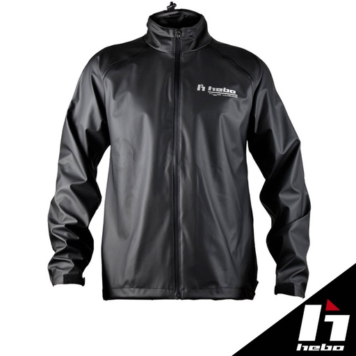 Hebo - Jacket, Rain, Waterproof, Black, HE5716