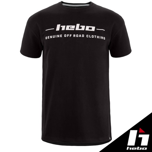 Hebo - T-Shirt, Casual Wear T, Black, HM5503N