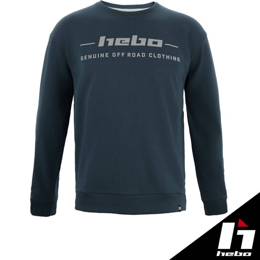 Hebo - T-Shirt, Casual Wear T, Long Sleeve, Blue, HM5520A