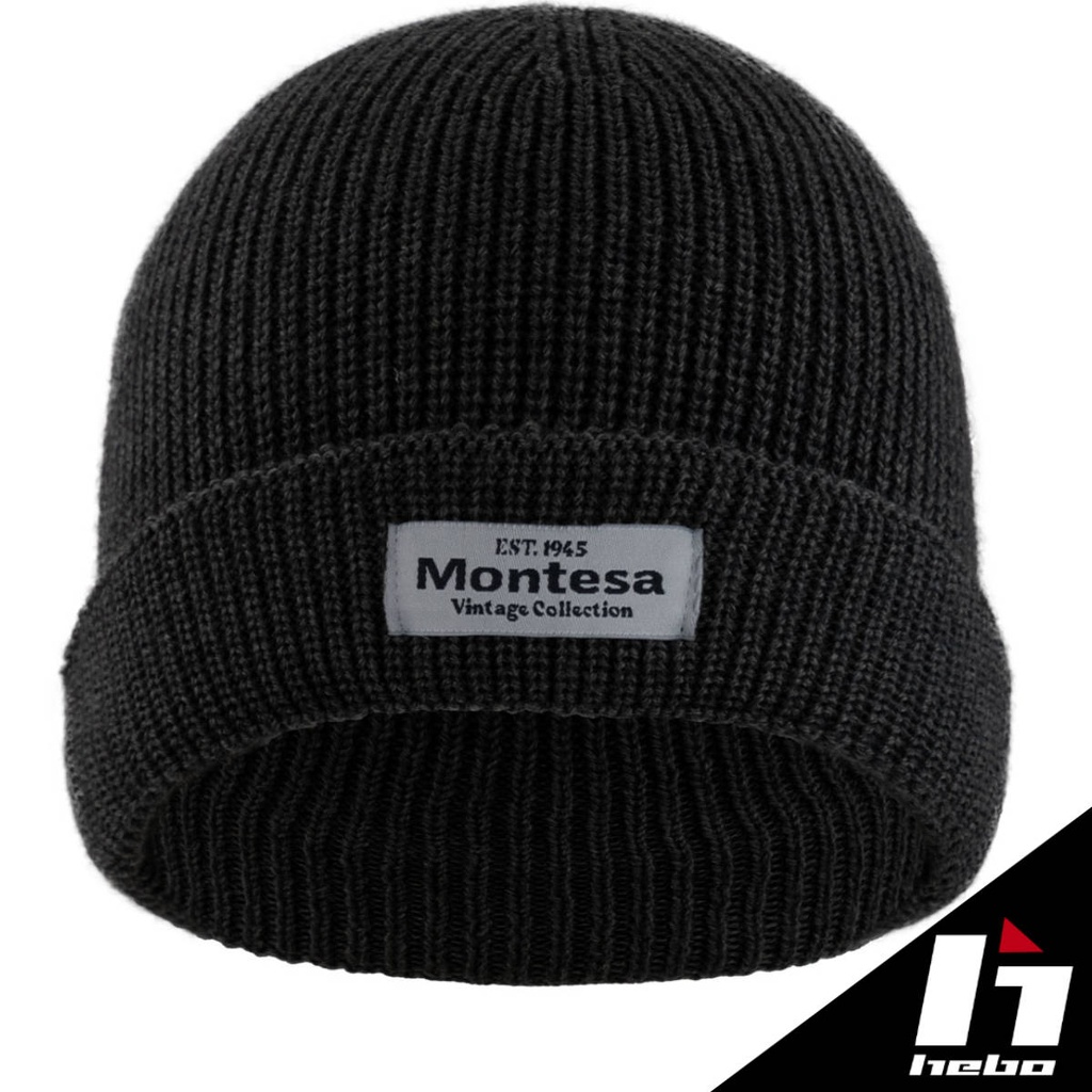 Hebo - Hat, Beanie, Vintage Collection, Montesa, Grey, MT6003G (Limited Stock)